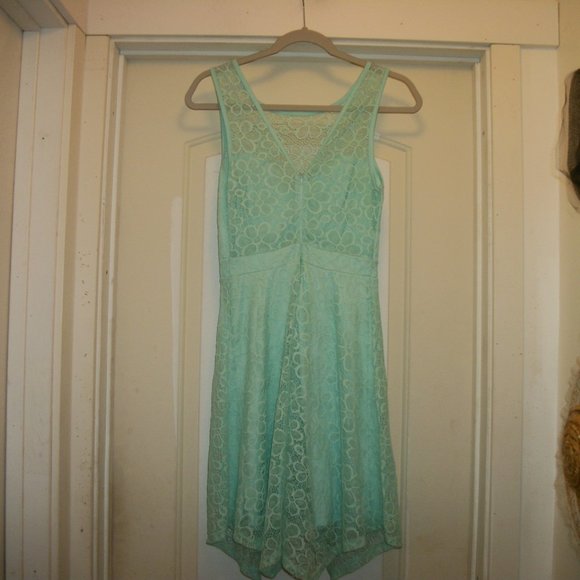 BALLETCORE LOVELY IN LIME LACE ROMANTIC DRESS 6 - Picture 4 of 6